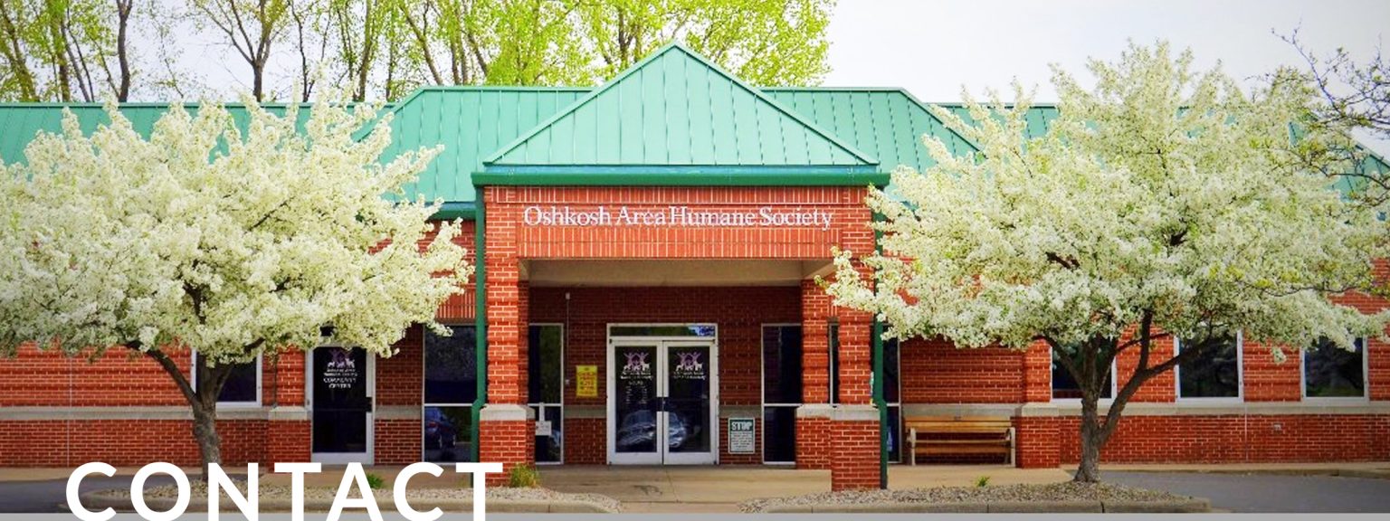 Contact Oshkosh Area Humane Society